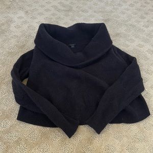 Cos navy %100 wool sweater